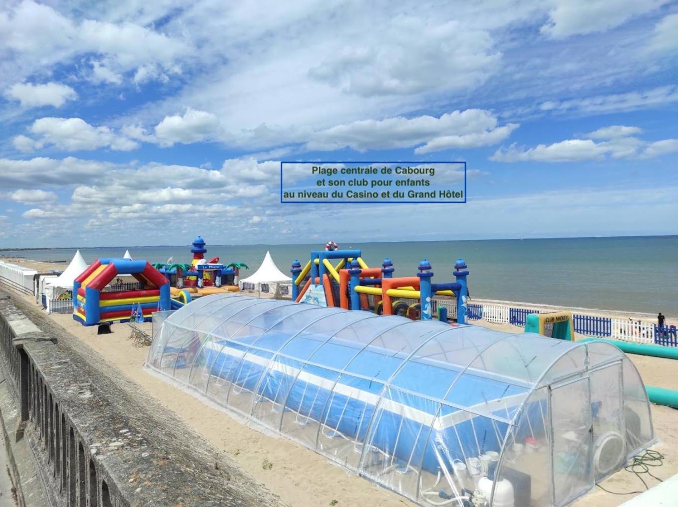 Cabourg, Appartement T2 Acces Direct Mer ภายนอก รูปภาพ